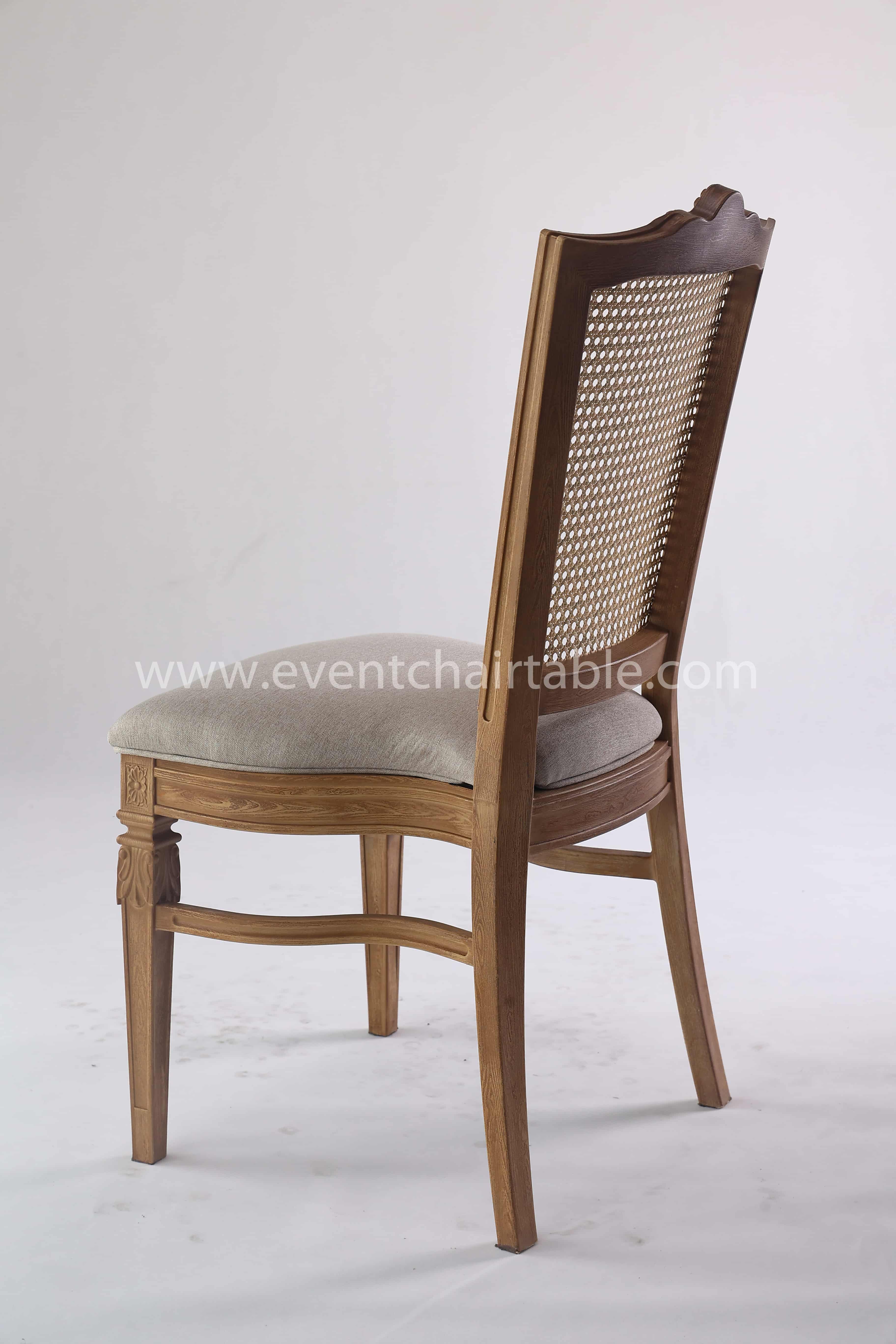 PLASTIC EMILY CHAIR WOODEN LOOK