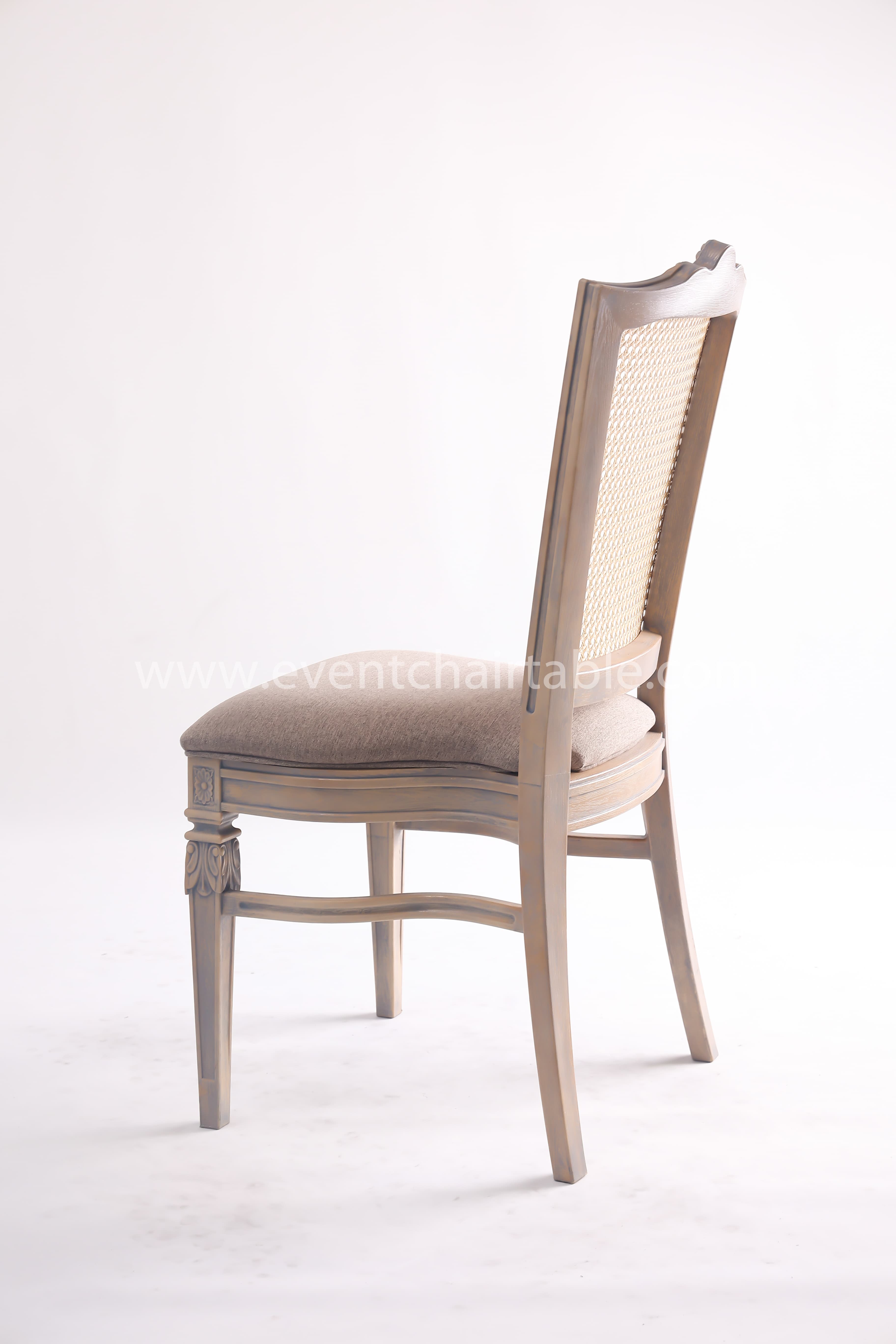 PLASTIC EMILY CHAIR WOODEN LOOK