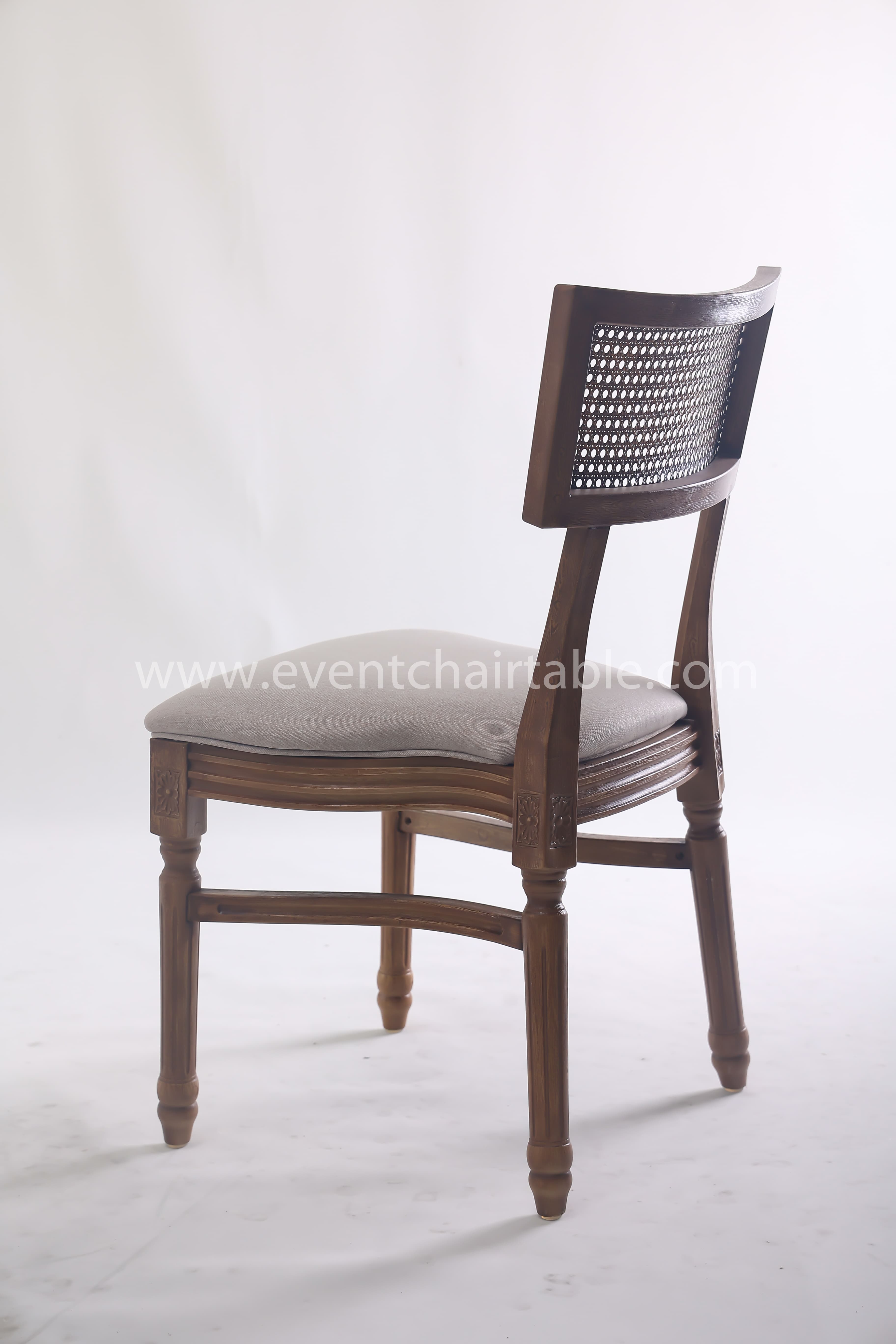PLASTIC FRANKLIN CHAIR WOODEN LOOK