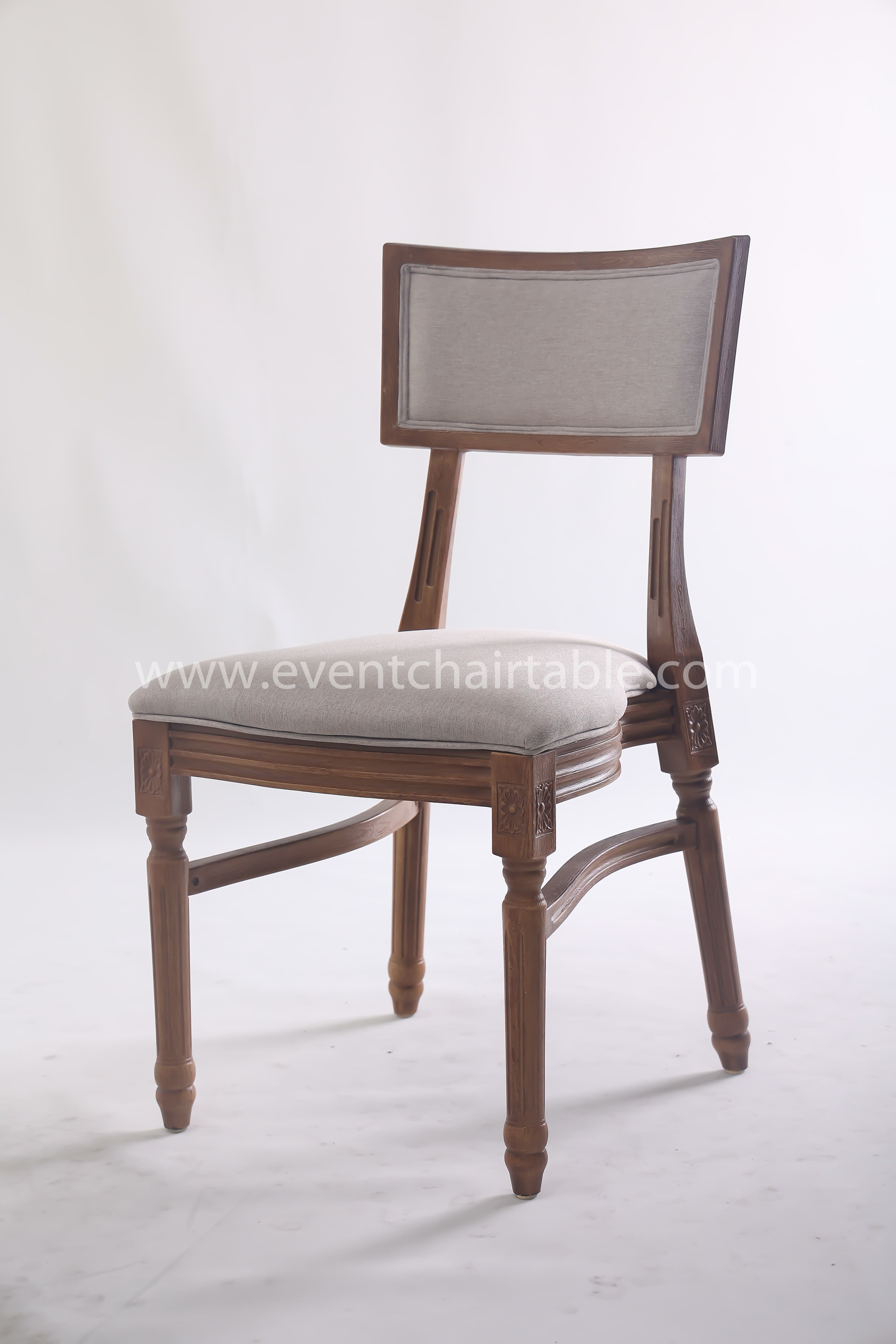 PLASTIC FRANKLIN CHAIR WOODEN LOOK