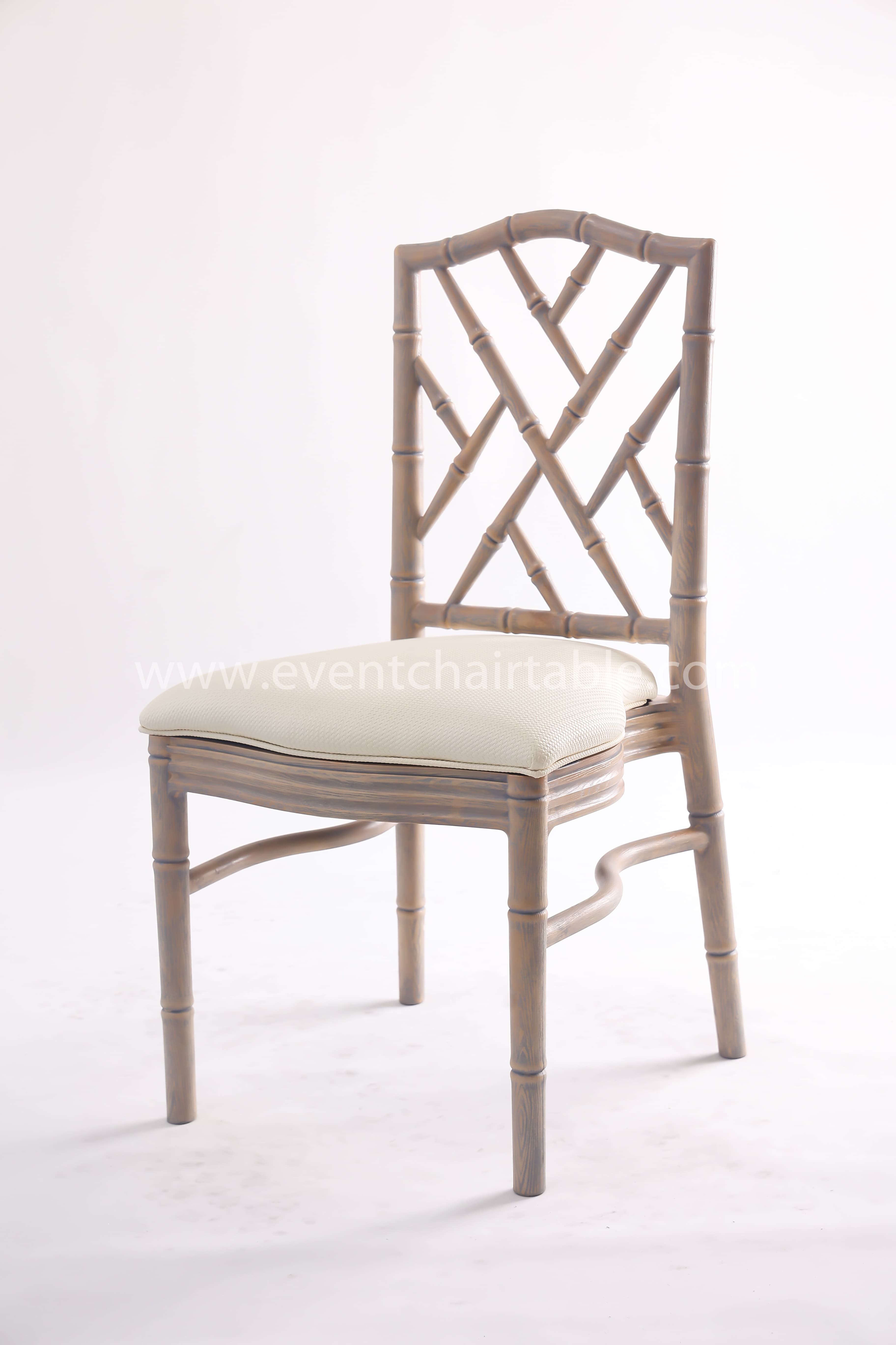PLASTIC RITZ CHAIR WOODEN LOOK