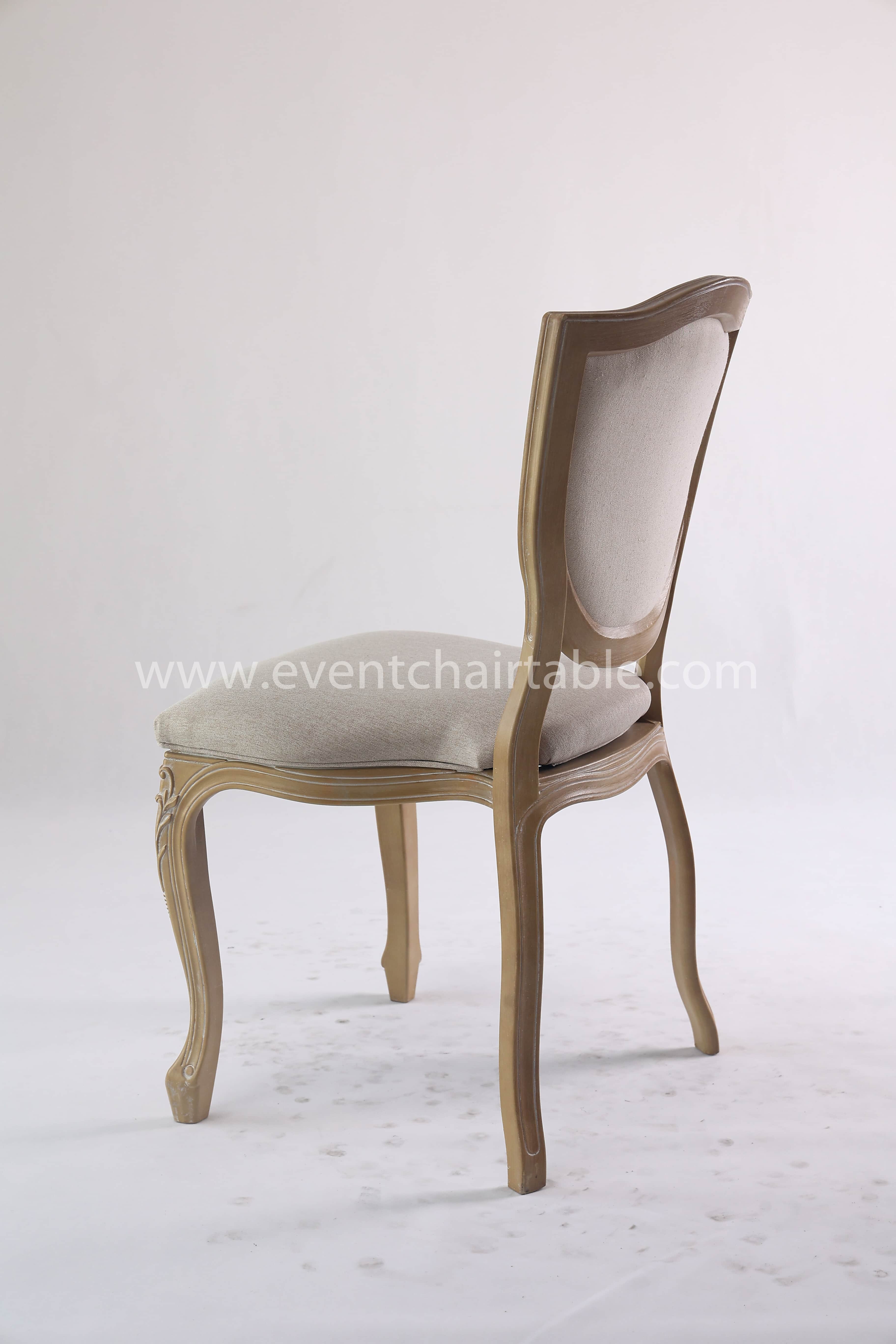 PLASTIC SHIELD BACK CHAIR WOODEN LOOK