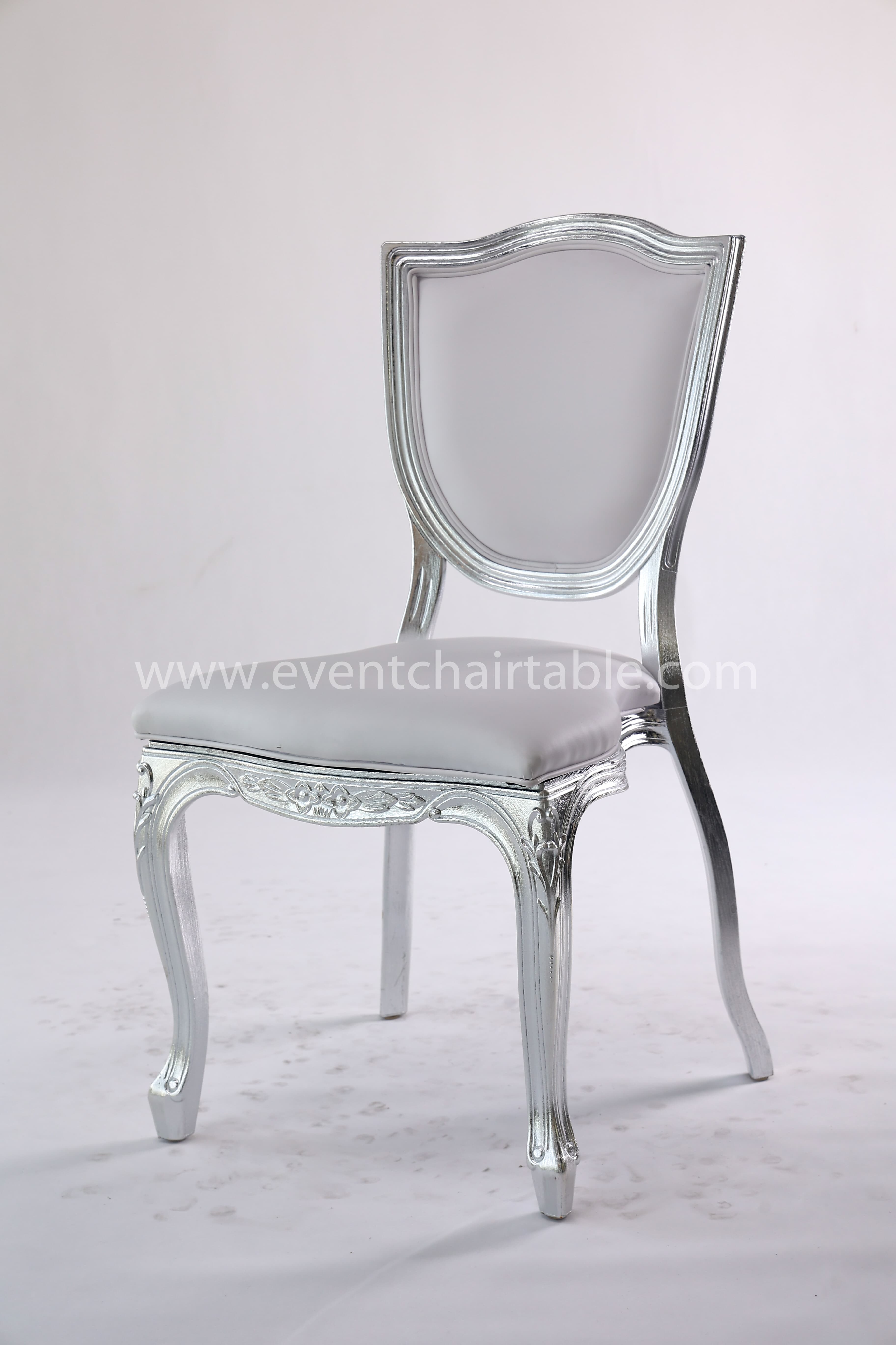 PLASTIC SHIELD BACK CHAIR WOODEN LOOK