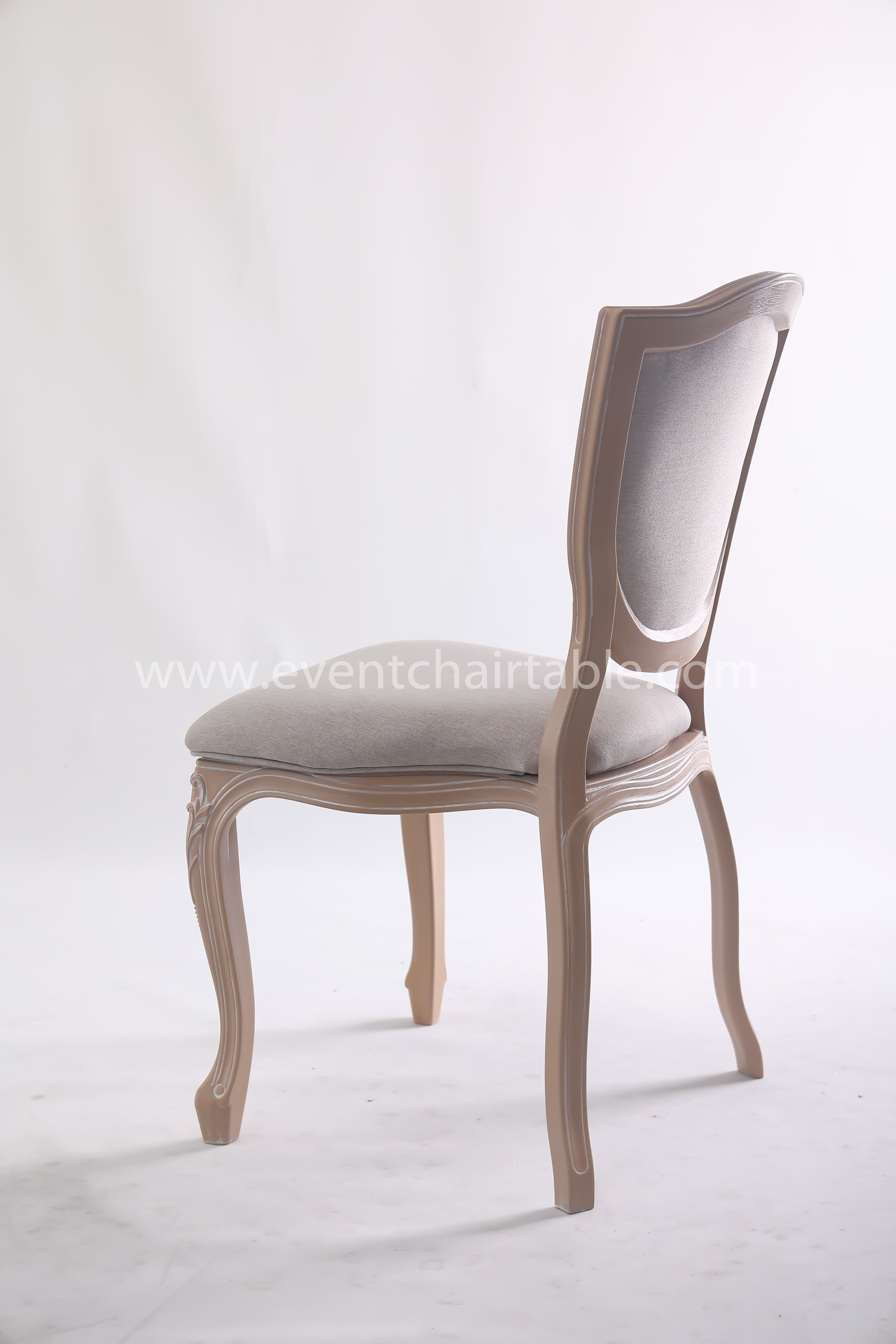 PLASTIC SHIELD BACK CHAIR WOODEN LOOK