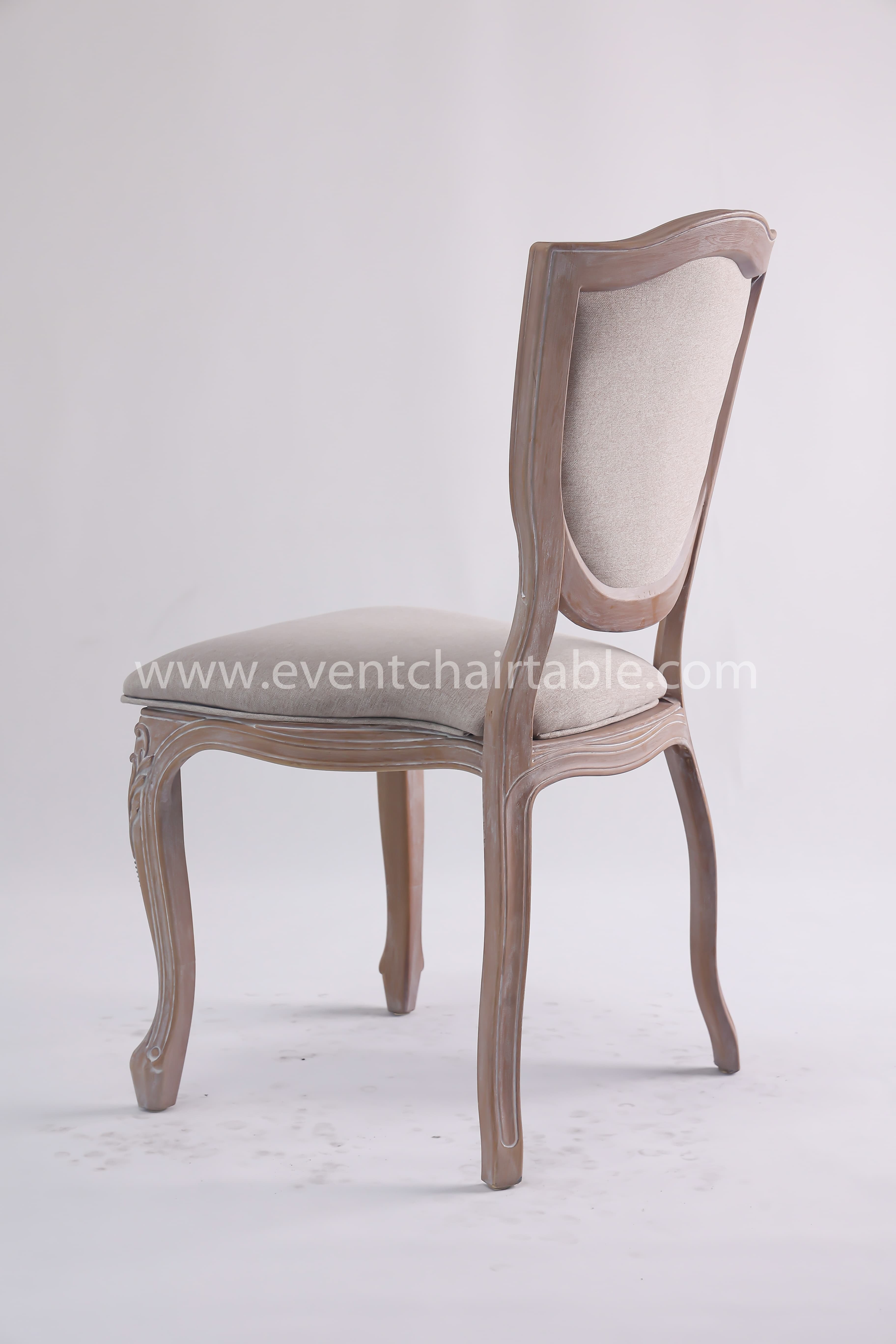 PLASTIC SHIELD BACK CHAIR WOODEN LOOK