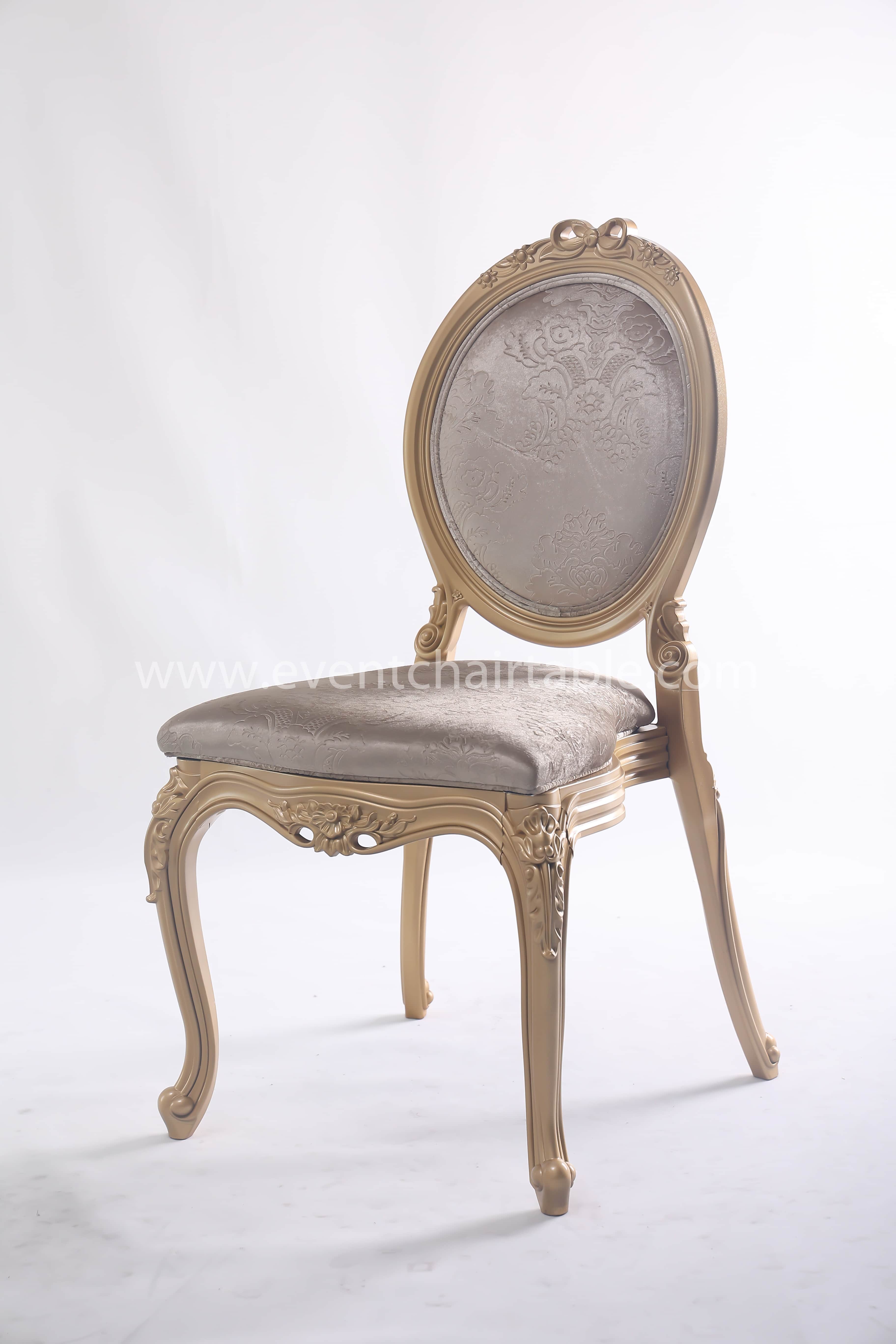 PLASTIC YVETTE CHAIR WOODEN LOOK