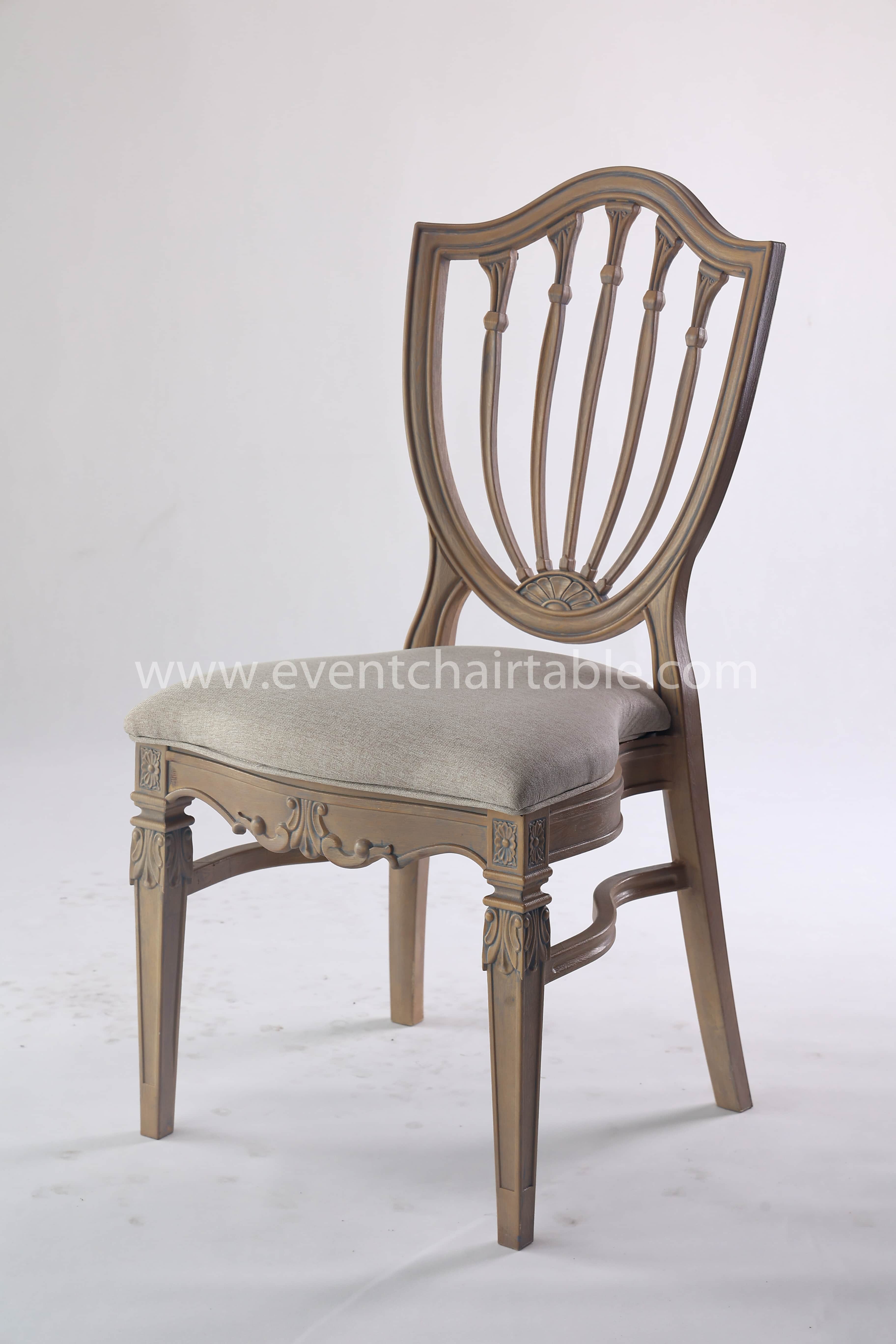 PLASTSIC REGAL CHAIR WOODEN LOOK